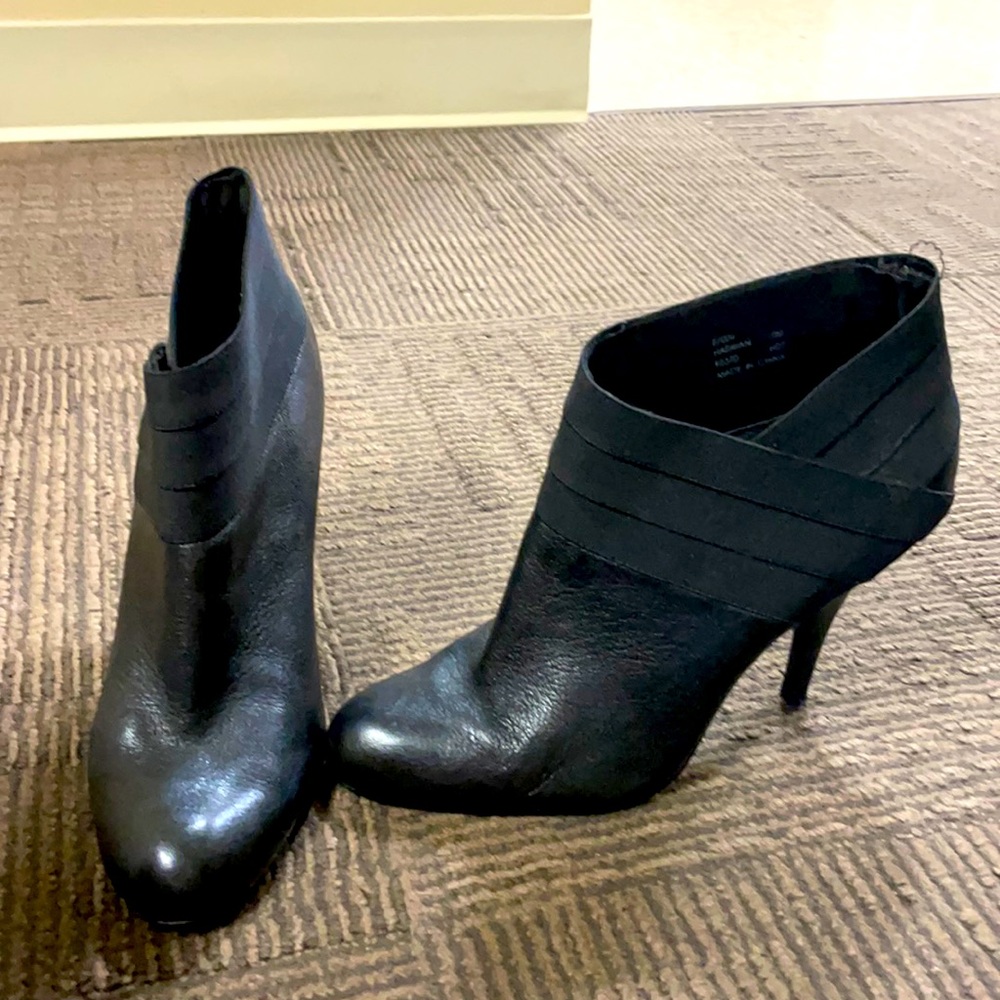 Calvin Klein black booties size 8